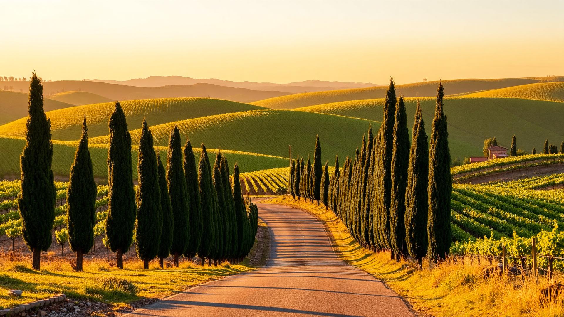 Tuscany wine region